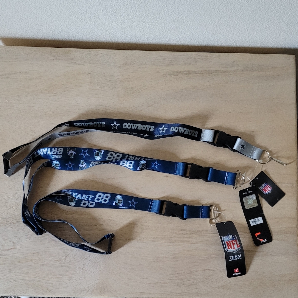 Cowboys Lanyard Dez Bryant 88 Lanyards NFL Apparel NWT Keychain Cardholder